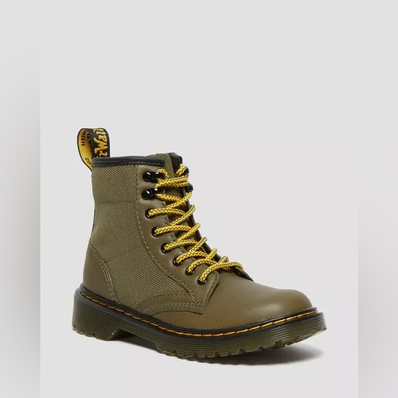 Doc Martens ~ JUNIOR 1460 PANEL LEATHER LACE UP BOOTS - Picture 6 of 14